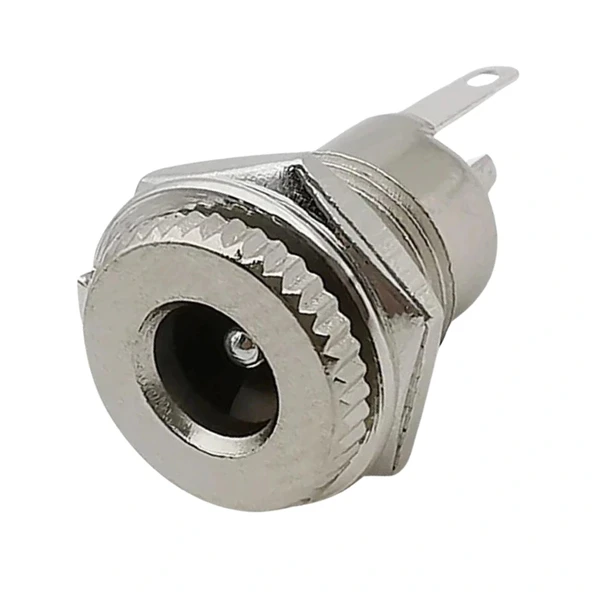 IC-258D DC Jak 2.1mm Metal Ø12mm - Resim 2