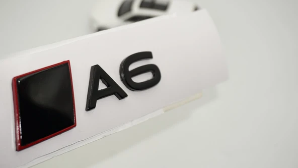 DK Tuning A6 2025+ Bagaj Siyah Yazı Logo Arma Audi İle Uyumlu ürün görseli 1
