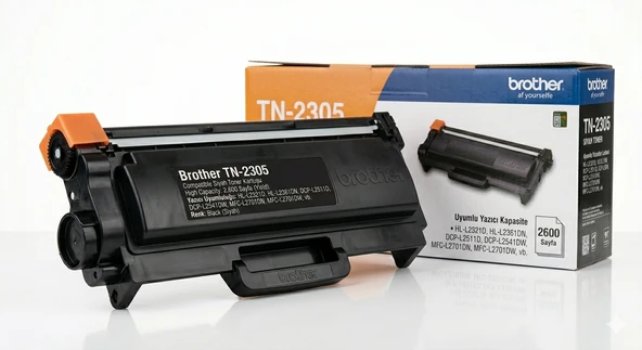 Brother TN-2305 Muadil Toner Kartuşu - HL-L2321D, L2361DN, MFC-L2701DW Serisi ile Uyumlu ürün görseli 1