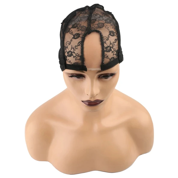 Küçük U Lace Tül Peruk Dikim Filesi / Siyah ürün görseli 1