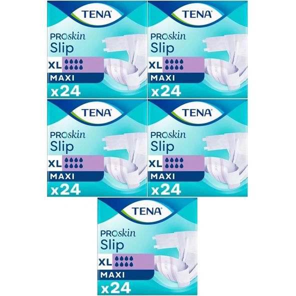 Tena Proskin Slip Maxi Bel Bantlı Yetişkin Bezi XL - Ekstra Large - Extra Large 120 Adet ürün görseli 1