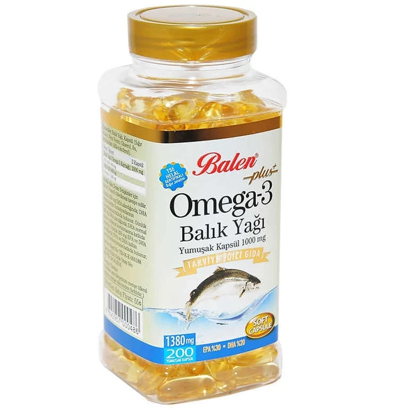 Omega 3 Plus+ Balık Yağı Yumuşak 200 - Resim 2