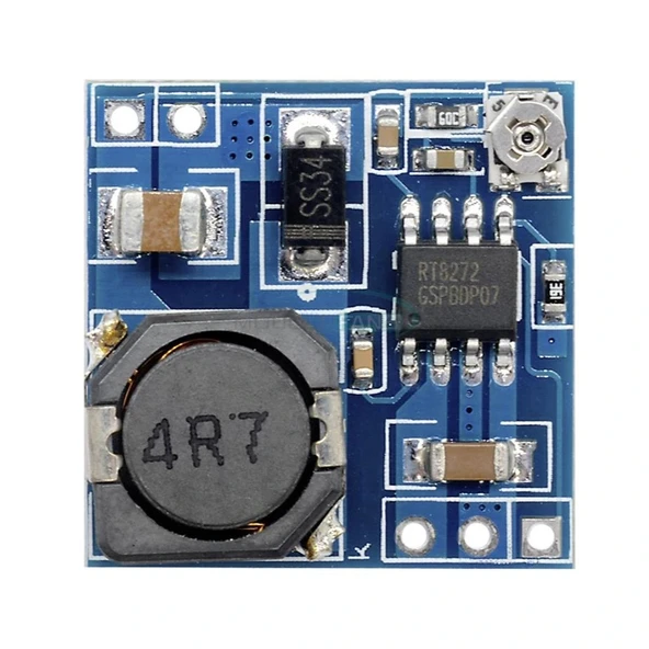 2A Mini Ayarlanabilir DC-DC Voltaj Düşürücü Modül - Resim 6