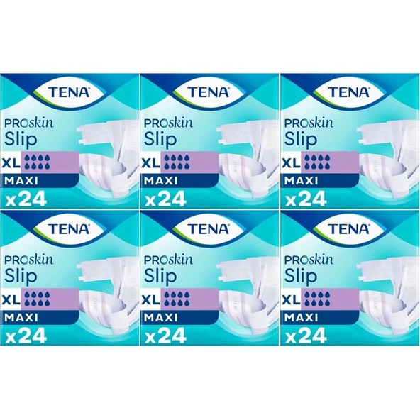 Tena Proskin Slip Maxi Bel Bantlı Yetişkin Bezi XL - Ekstra Large - Extra Large 144 Adet ürün görseli 1