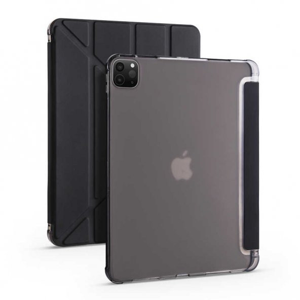 Apple iPad Pro 12.9 2020 Kılıf Kalem Bölmeli Standlı Smart Cover ürün görseli 1
