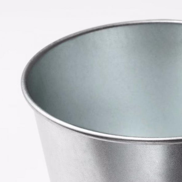 Saksı Paslanmaz Çelik Bitki Saksısı  Boyanabilir 9cm - Resim 6