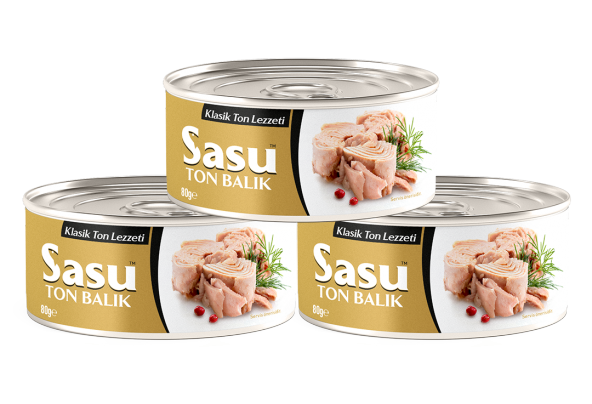 Sasu Klasik Ton Balığı 12x80G Bütün Dilim ürün görseli 1
