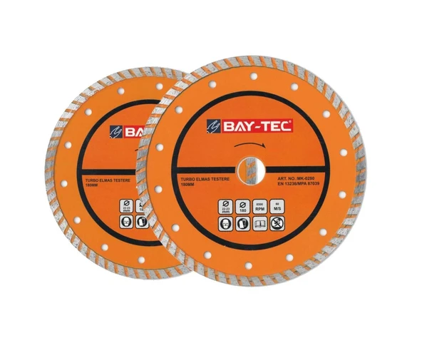 Turbo Elmas Beton Testere 180 mm MK0280 BAYTEC ürün görseli 1