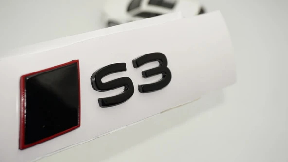 DK Tuning S3 2025+ Bagaj Siyah Yazı Logo Arma Audi İle Uyumlu ürün görseli 1