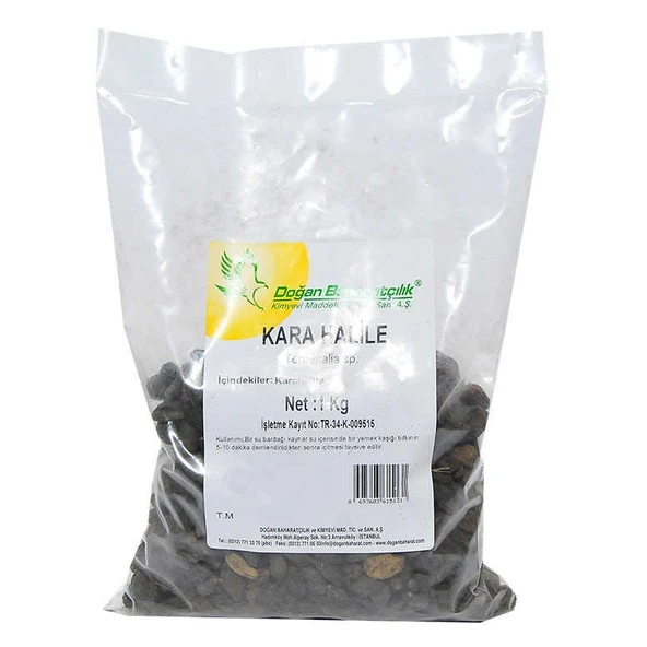 Doğal Kara Halile 1000 Gr Paket ürün görseli 1