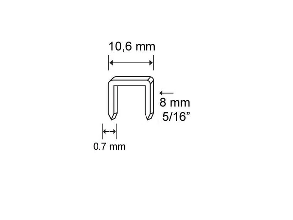 Zımba Teli 13/8 mm BAYTEC -1 PAKET - Resim 2
