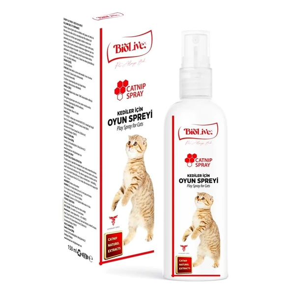 Biolive Kediler İçin Oyun Spreyi 150ml - Resim 3