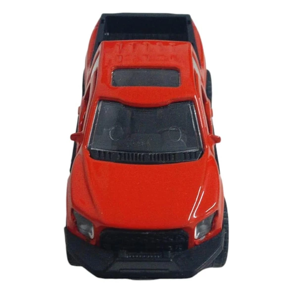 Çek Bırak Metal Arazi Aracı 13 cm - Kırmızı - 1 ADET ürün görseli 1