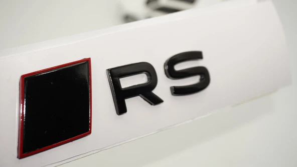 DK Tuning RS 2025+ Bagaj Siyah Yazı Logo Arma Audi İle Uyumlu ürün görseli 1