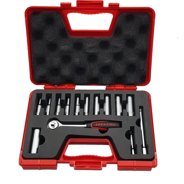 İzeltaş 14 Parça Derin Lokma Takımı 1/4'' İnç ürün görseli 1