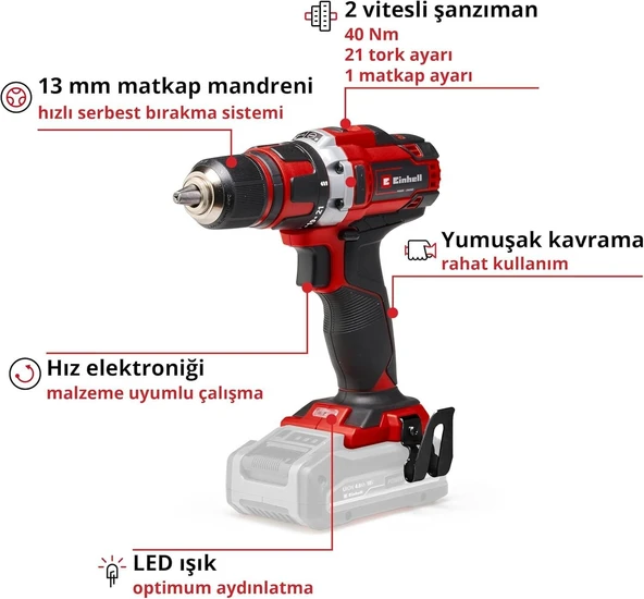 TE CD 18/40 Lİ Solo Vidalama ürün görseli 1