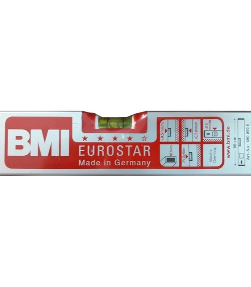 BMI Eurostar 690 Alüminyum Su Terazisi 120 Cm ürün görseli 1