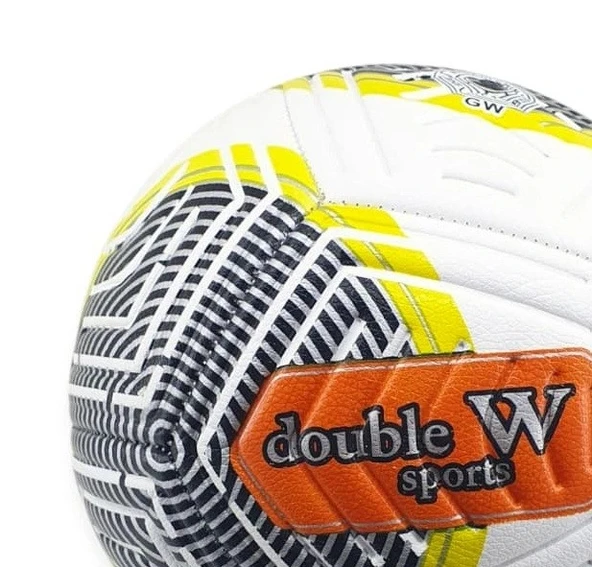 Futbol Topu Dikişli Kabartma Yüzey 420 gr No:5 - FB-680-SARI - 1 ADET ürün görseli 1