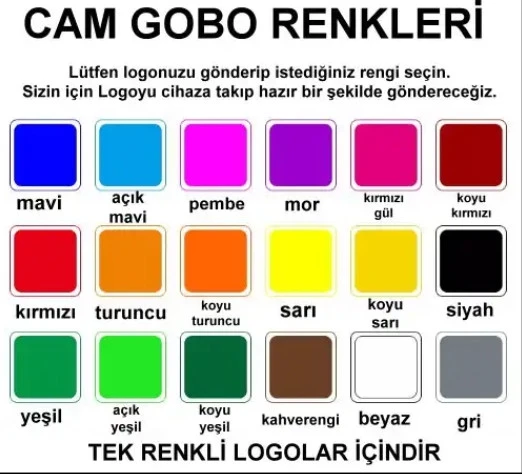 Logo Yansıt LYD-i150W Gobo Yansıtıcı - Resim 5