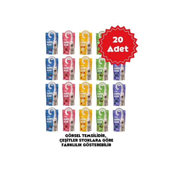 Reflex Plus Happy Hour Karışık Kedi Ödül Maması 60gr x 20 Adet ürün görseli 1