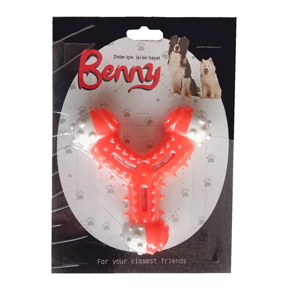 Benny Diş Kaşıma Köpek Oyuncağı Çatal 11 cm Tcu ürün görseli 1