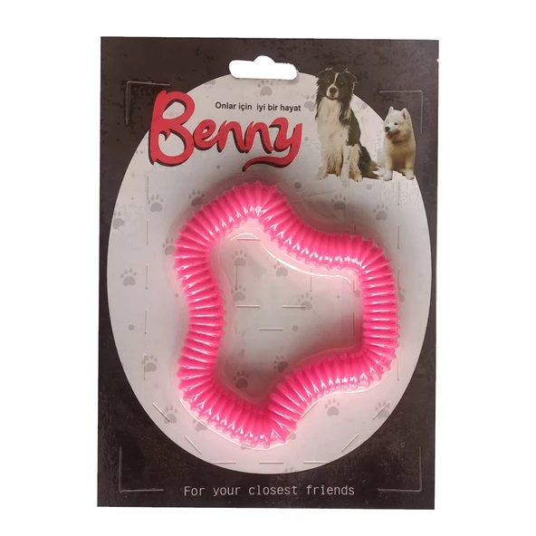 Benny Köpek Oyuncağı Sert 11 x 10 cm Pembe ürün görseli 1