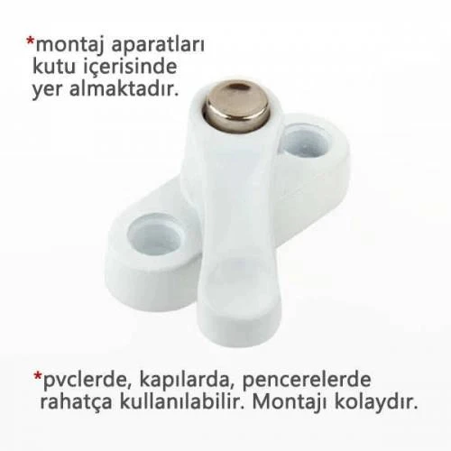 Pvc Kapı Pencere Emniyet Kilidi -  Pimapen Kilidi - ÇELİK - 6 Adet ürün görseli 1
