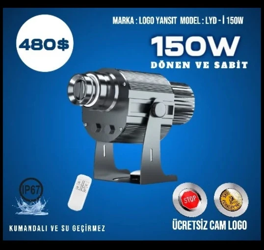 Logo Yansıt LYD-i150W Gobo Yansıtıcı ürün görseli 1