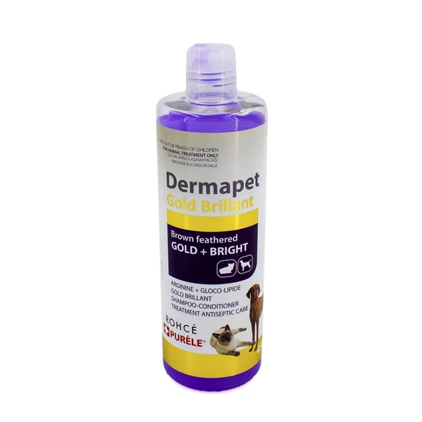 Sarı Kahverengi Irk Kedi Ve Köpek İçin Dermatolojik Etkili li Şampuan 450 ml ürün görseli 1