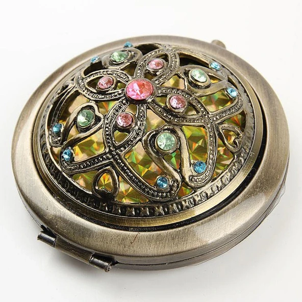 Taşlı Makyaj Aynası - Resim 4