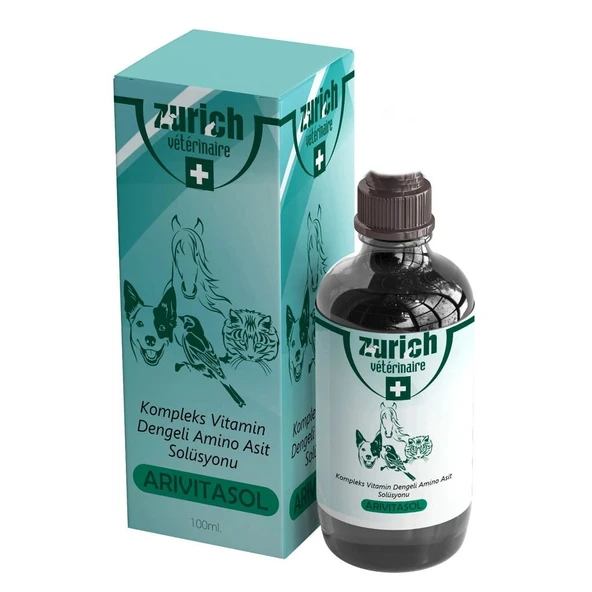 Arisol Evcil Hayvanlar İçin Kompleks min Ve Dengeli Aminoasit Solüsyonu 100 ml ürün görseli 1