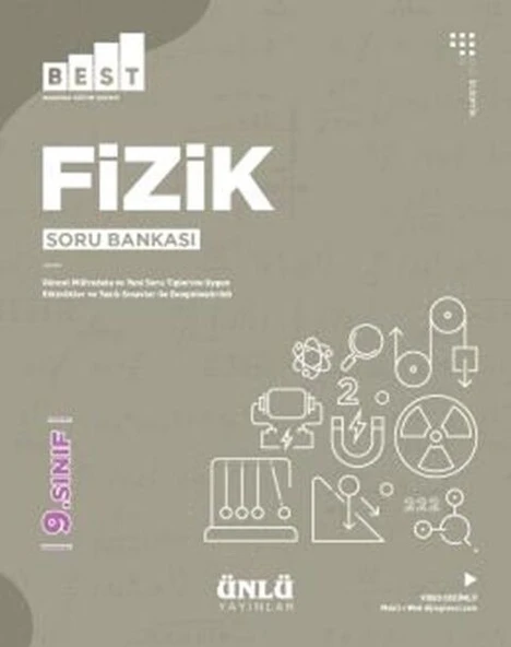 9. Sınıf Fizik BEST Soru Bankası Ünlü Yayıncılık ürün görseli 1