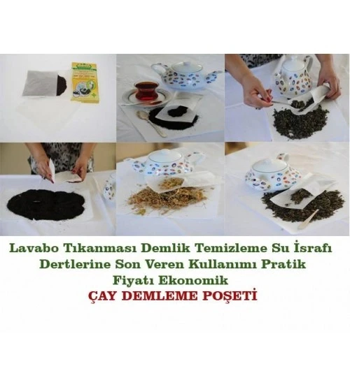 Ev Tipi Çay Demleme Poşeti 30Lu Paket ürün görseli 1