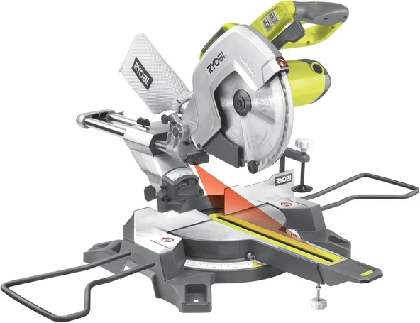 Ryobi EMS305RG Lazerli Kızaklı Gönye Testere 2200 W 305 mm - 5133002861 ürün görseli 1