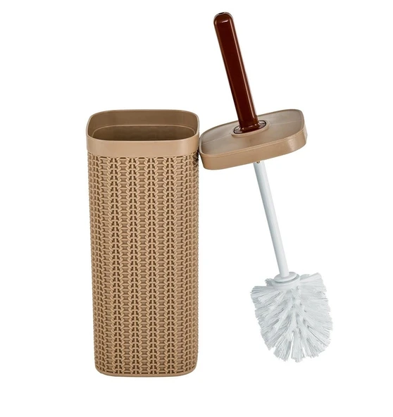 Rattan Wc Klozet Temizleme Fırçası - Antrasit ürün görseli 1