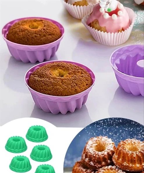 Muffin Kek Kalıbı  6 Adet ürün görseli 1
