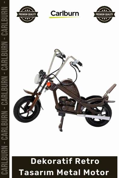 Özel Üretim Dekoratif Retro Tasarım Koleksiyonluk Masaüstü Ofis Aksesuar Dayanıklı Model Metal Motor ürün görseli 1