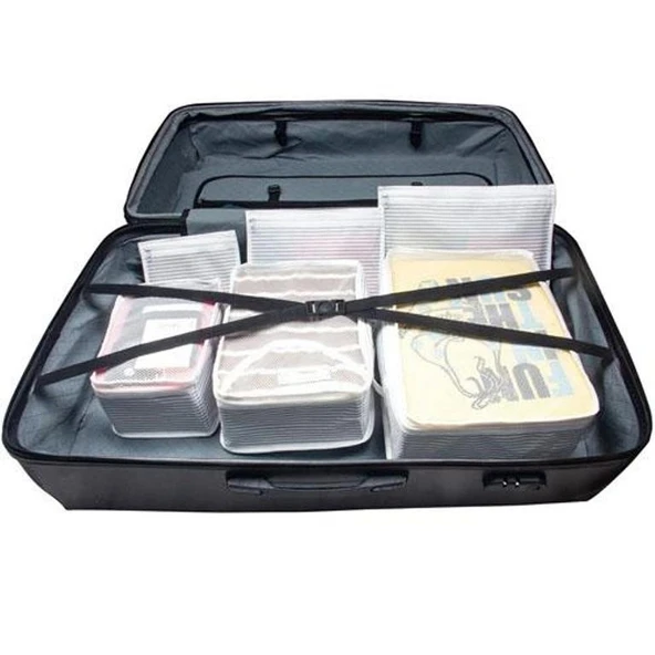 Bul İçi Düzenleyici Valiz  Organizer 6 lı Set - Çizgili ürün görseli 1
