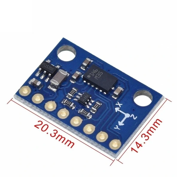 GY-511 sensor module - Resim 4
