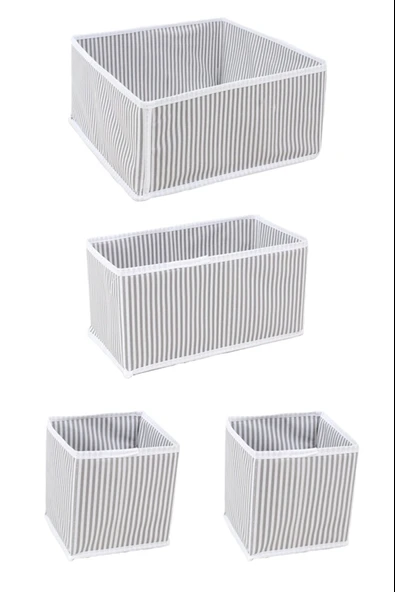 Çekmece Düzenleme Kutu Seti Organizer 4lü Set - Resim 4