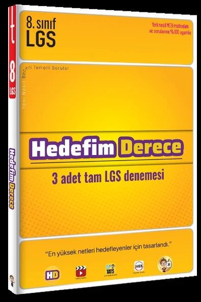 8. Sınıf LGS Hedefim Derece Denemeleri Tonguç Akademi ürün görseli 1