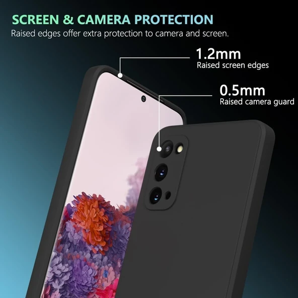 Abatech Samsung S20 Siyah Lansman Kılıf - Resim 2