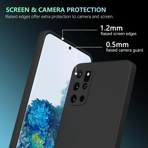 Abatech Samsung S20 Plus Siyah Lansman Kılıf - Resim 3