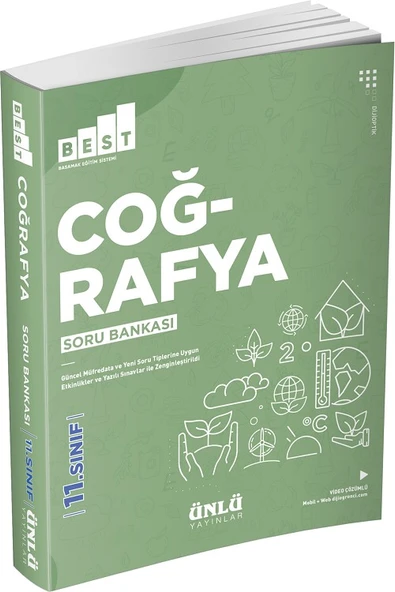 11. Sınıf Coğrafya BEST Soru Bankası Ünlü Yayıncılık ürün görseli 1