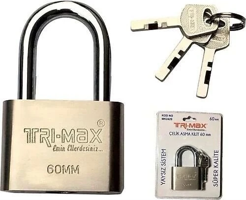 Çelik Asma Kilit 70 mm MK2430 BAYTEC ürün görseli 1