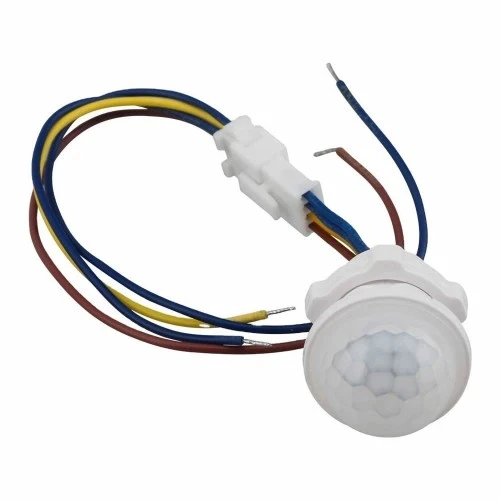 220V Hareket Pır Sensörü - Otomatik Lamba Sensörü 25cm Kablolu ürün görseli 1