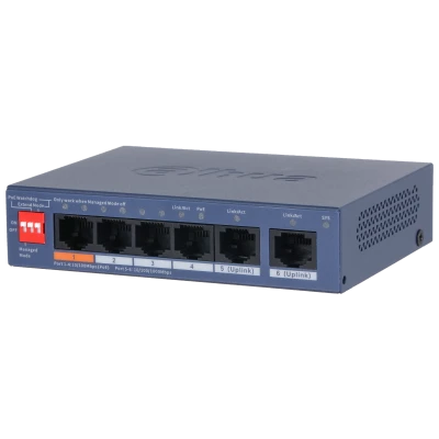 DAHUA CS4006-4ET2GT-60 4XFE-2XGE POE YÖNETİLEBİLİR SWİTCH ürün görseli 1