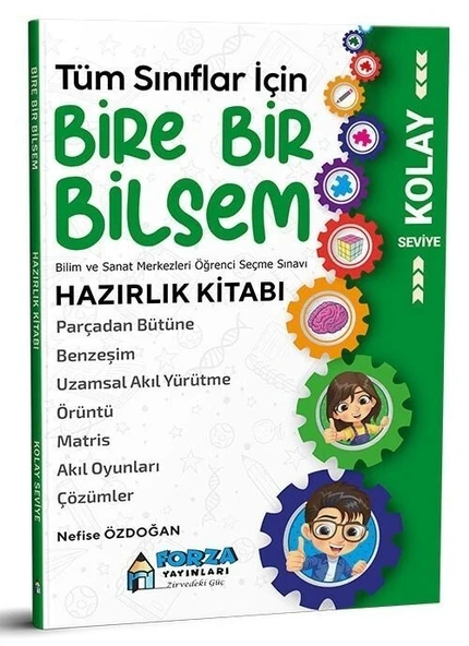 Tüm Sınıflar İçin Bire Bir Bilsem Kolay Hazırlık Kitabı Forza Yayınları ürün görseli 1