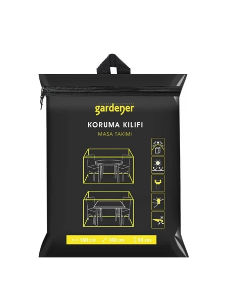 Gardener GRDC304 Masa Takımı Koruma Kılıfı 160x160x90cm ürün görseli 1