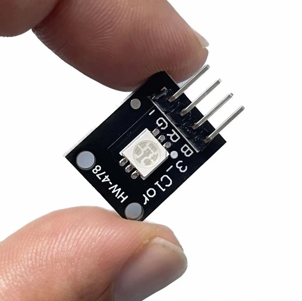 Arduino 3 Renkli Led Modül SMD RGB Led Modülü (KY-009) ürün görseli 1